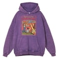 thumbnail image 3 of Sudadera con capucha retro desgastada con estampado de ovni "Here Comes The Apocalypse" para hombre, sudadera de algodón de otoño, ropa informal holgada 100 % algodón, 3 of 4