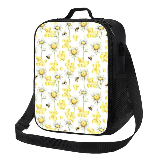 Balery Sweet Honey Caja de Almuerzo y Bolsa de Almuerzo para Hombres y Mujeres, Bolsa de Almuerzo Reutilizable con Gran Capacidad, Bolsa de Almuerzo Aislada