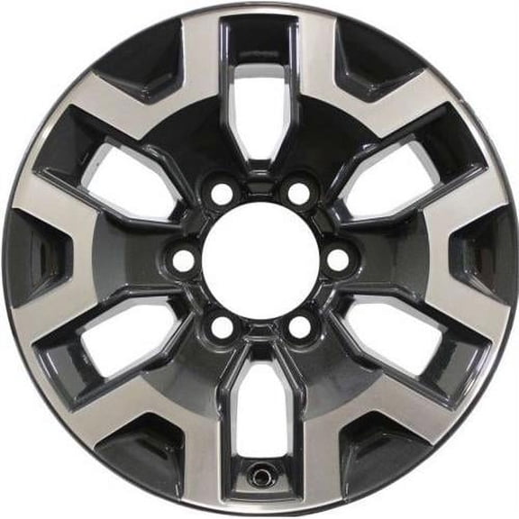 16x7 in Wheel for Toyota TACOMA 2016-2022 Machined Charcoal Recond Alloy Rim