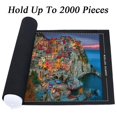 thumbnail image 2 of Roll-Up Jigsaw Puzzle Mat for 2000, 1500, 1000, 500 Pieces - Felt Mat with Sorting Trays and Clear Sheets - Storage Accessories Included, 2 of 4