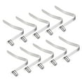 thumbnail image 1 of Unique Bargains 9.5x6mm Kayak Paddle Snaps, Hollow Button Single Pin Lock Tube Spring Clip for Tent Pole, 10 Pack, 1 of 6