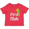 thumbnail image 3 of Inktastic First Mate Pirate with Parrot and Bandanna Boys or Girls Toddler T-Shirt, 3 of 5