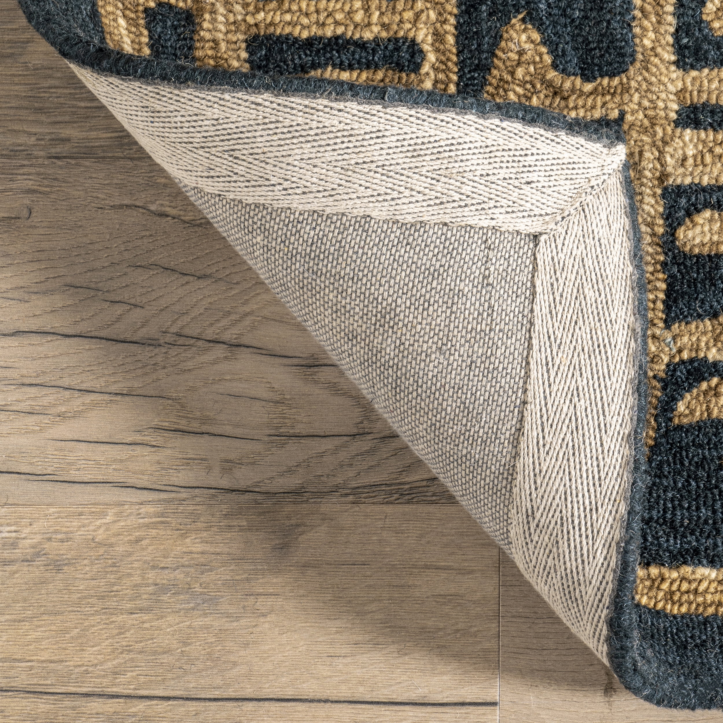 nuLOOM Véronique Transitional Vines Wool Area Rug, 8' x 10', Navy