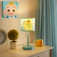 thumbnail image 2 of Moonbug, Cocomelon, Blue Metal Stick Table Lamp for Children's Room Décor, 2 of 5