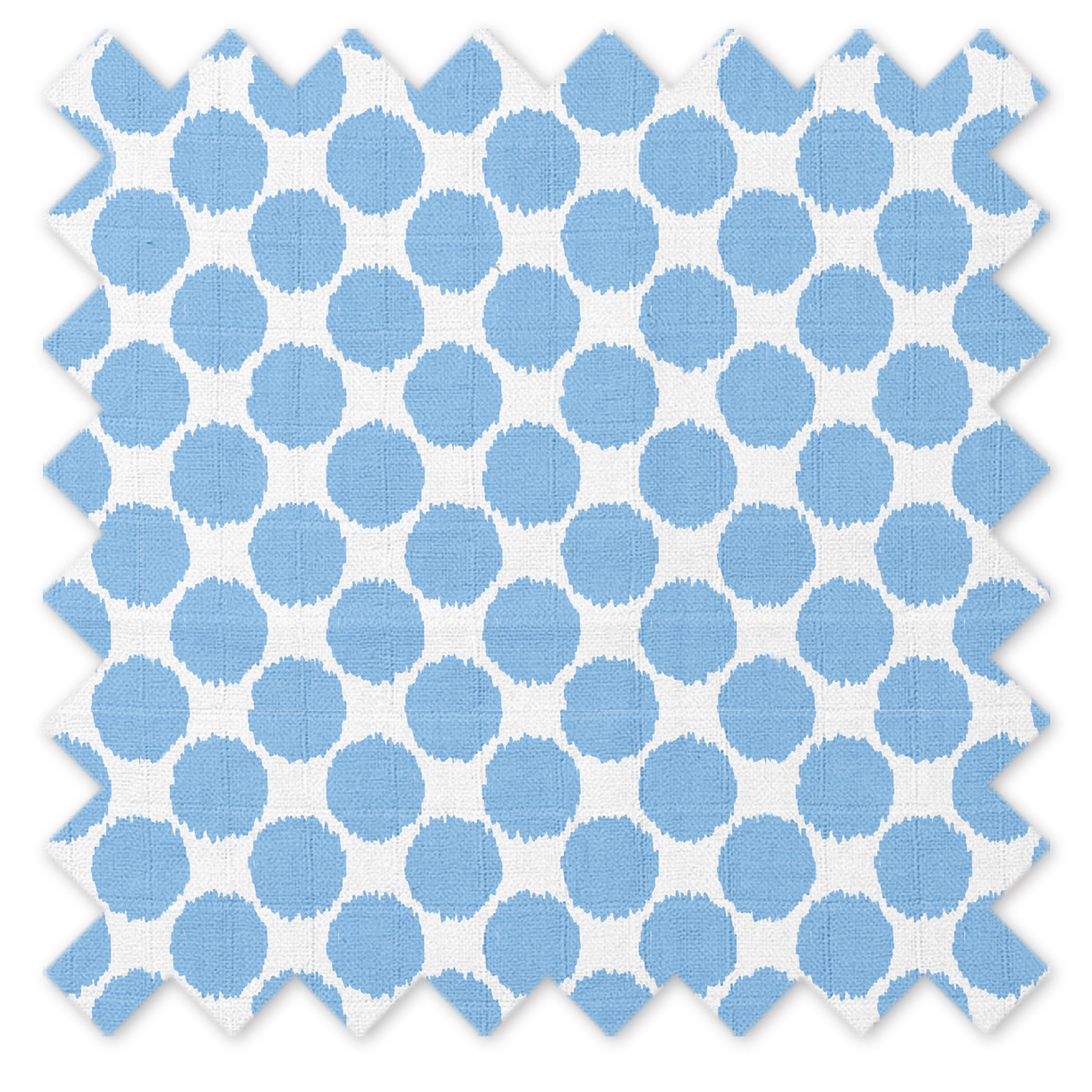 Bacati - Ikat Zebra Dots Blue Muslin Crib or Toddler Bed Fitted Sheet 100% Cotton Muslin