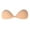 Skin Color, variant on Adhesive Bra Invisible Sticky Strapless Push up Backless Reusable Silicone Covering Nipple Bras