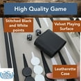 thumbnail image 2 of WE Games Elegant Black Backgammon Set- 14.75 inches, 2 of 9