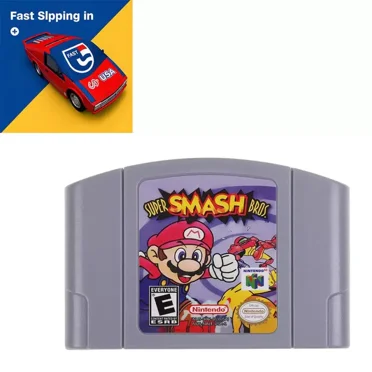 N64 Super Smash Bros Game Card US Version for Nintendo 64