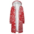 thumbnail image 5 of Puntoco Chaqueta De Mujer Sudadera con Capucha De Manga Suelta Estampada De Halloween para Mujer Chaqueta Larga Superior Liquidación De Navidad Puntoco Puntoco-334, 5 of 5