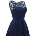 thumbnail image 6 of Dressystar Women Vintage Floral Lace Sleeveless Hi-Lo Swing Formal Cocktail Party Dress, 6 of 6