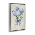 thumbnail image 3 of Stupell Industries Hydrangea Tied With Ribbon Gray Framed Floater Canvas Wall Art design by Nan, 25 x 17, 3 of 9
