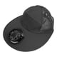 thumbnail image 5 of Sombrero Para El Sol, Gorra Transpirable Con 3 Velocidades De Viento, Color Gris Oscuro Para Actividades Al Aire Libre, 5 of 7
