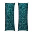 thumbnail image 1 of Fotbe teal sparkling Funda para Almohada Corporal con Diseño, Funda de Microfibra Ultrasuave de 20x54 Pulgadas, Ropa de Cama Elegante, 1 of 7