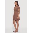 thumbnail image 2 of Women's Short Sleeve Notch Neck Mini Dress, 2 of 3