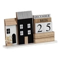 thumbnail image 2 of Calendario perpetuo,Calendario perpetuo de madera creativo para decoración del hogar.,Calendario de escritorio Decoración de escritorio de mesa Mensual,Marco de calendario perpetuo vintage, 2 of 9