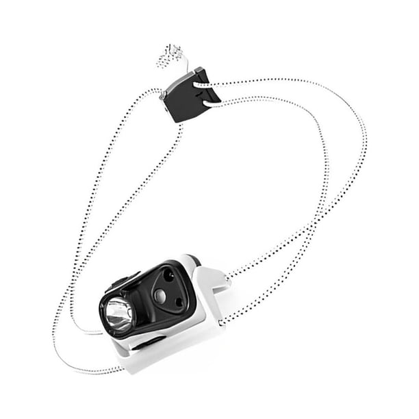 Linterna frontal Billuyoard recargable Mini impermeable Ajustable Color blanco