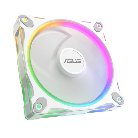 Ventilador de Enfriamiento ASUS Prime MR120 ARGB Blanco Marco de 28 mm de Grosor