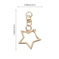 thumbnail image 3 of Shisuyan Swivel Clasps Clips Star Shape 60Pcs 1.7X0.9X0.1In, 3 of 9