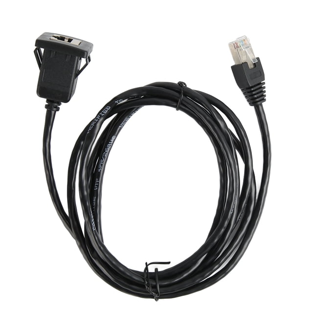 Ethernet Extension Cable, PVC Material Cat5e Flush Mount Cable Cat5e 100M Strong Durable Universal For Wall Plugs