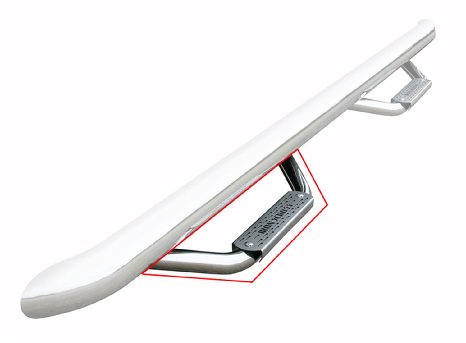 Iron Cross Automotive 7154 Plus Step 3 In. Sport Tube; Stainless Steel