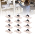 thumbnail image 3 of Muebles Ruedas de Plástico de Ricina de Polea, flexible de Rodillo Suave y Suave fricción Reducida de Muebles Pequeños Muebles Sobre Ruedas Combinació Libremento Para Un, 3 of 7