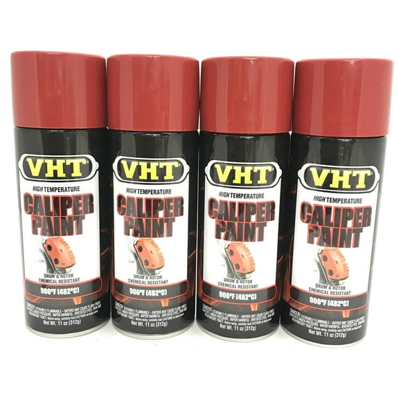 VHT SP731-4 PACK REAL RED Brake Caliper Paint, Drums, Rotors Paint - High Heat -11oz