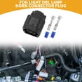 thumbnail image 2 of Conector de terminal de cable hembra para faros antiniebla DRL Unique Bargains de 2 pines para Honda, 2 of 6