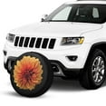 thumbnail image 2 of Kll Orange Dalia Tire Cover,Universal Wheel Tire Cover For Trailer, Rv, Suv, Truck,Camper And Many Vehicle,(17 Inch), 2 of 7