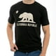 Decky W5-CRE-BLK-01 T-shirt Graphique en Coton Caillebotis - Noir&44; Petit – image 1 sur 1