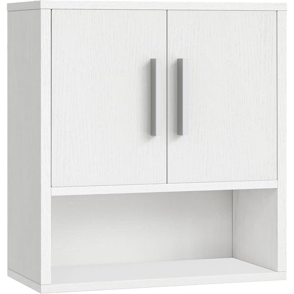 Bathroom Wall Cabinet, Cabinet, 15 x 7.1 x 16.1Inches, Adjustable Shelf, Over The Toilet Wall Storage Cabinet, for Bathroom, Bedroom, White