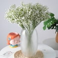 thumbnail image 3 of Nvzi 15 flores artificiales de aliento de bebé, ramo de gypsophila artificial de tacto real para arreglos florales de bodas, fiestas y decoración del hogar (azul claro), 3 of 5