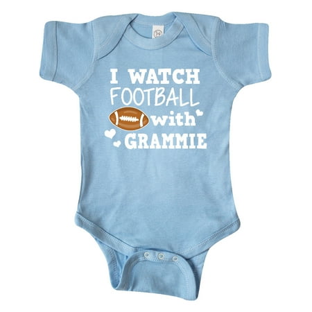 

Inktastic I Watch Football with My Grammie Gift Baby Boy Bodysuit