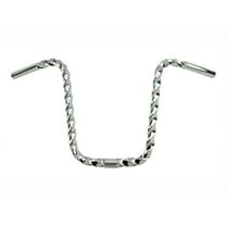 All Square Twisted Handlebar 13" 25.4mm Chrome. Bike handle bar, bicycle handle bar, lowrider handle bar, lowrider bike part