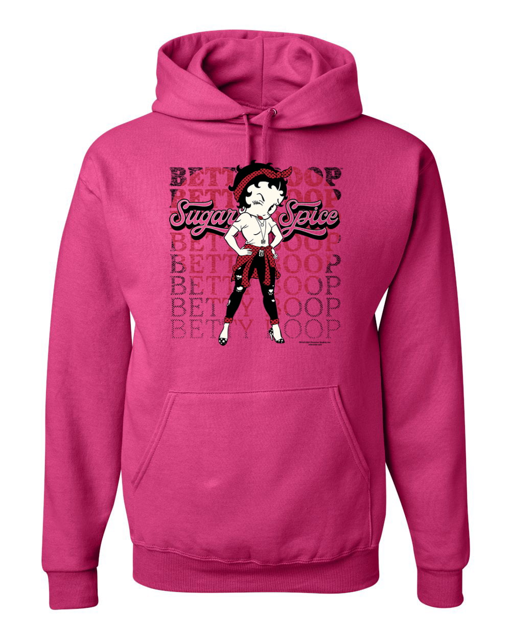 NEW XL 2X or 3X teen size PINK PANTHER WINK ZIP UP HOODIE print on front & back 