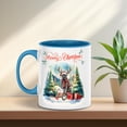 thumbnail image 3 of Merry Christmas Santa Reindeer Antlers Cane Corso Sleigh Xmas Winter Holiday 11oz Accent Two-tone Mug Italian Mastiff Dog Lover Gifts Idea Coffee Tea Cup - 00023, 3 of 5