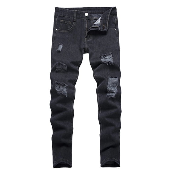 LWNYDPLSD Y2k Baggy Jeans Tall Jeans Boys' Pants Black Flare Pants Clothes for Boys Clothes Size 8 9 Year Old Clothes, Black 11-12 Years
