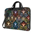 thumbnail image 1 of Retro Colored Prism Laptop Bag, 13 inch Laptop or Tablet, Business Casual Laptop Bag, 1 of 8