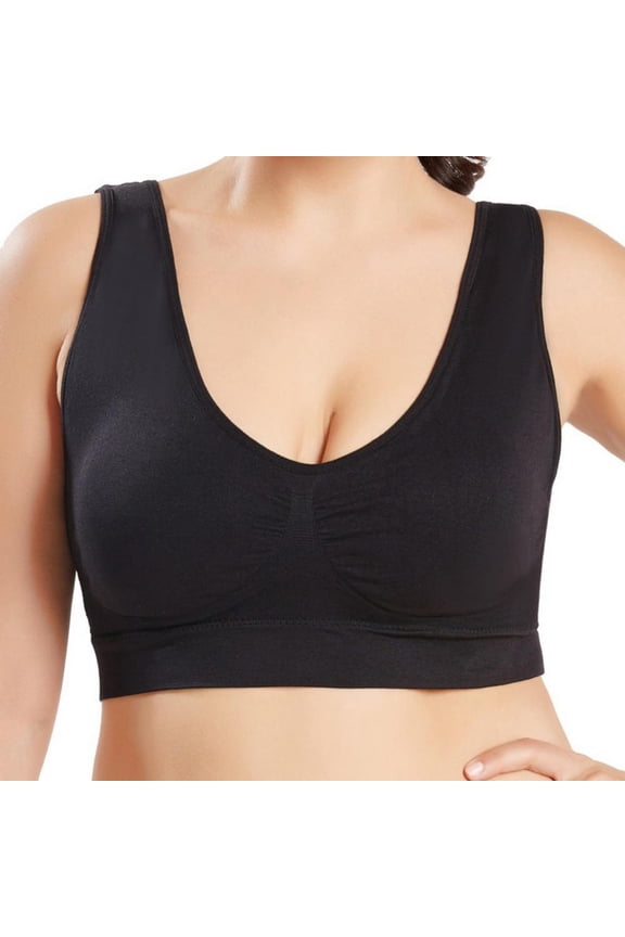 Breathable Underwear Sport Yoga Bras Outdoor Women Seamless Solid Sleep Bra Fitness Bras Tops Women's Breathable Yoga Bra for Sports Fitness Sleeping Bras Lingerie