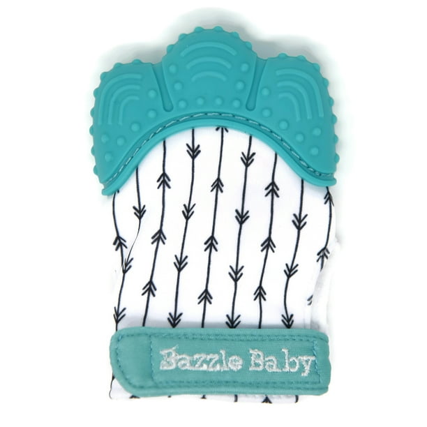 Bazzle Baby Chew Mitt Teething Mitten, Narrow Arrows