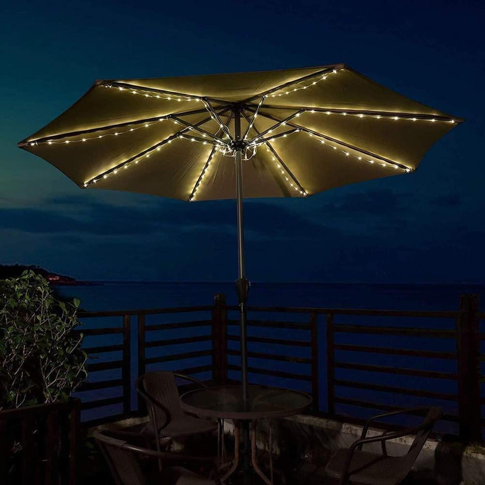 Solar Parasol Lighting with Remote Control 104 LED 8 Modes Fairy Lights  Umbrella Light for Patio Outdoor and Indoor Decorative Light | Walmart  Canada