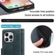 thumbnail image 3 of Funda tipo cartera KeziHome compatible con iPhone 15 Pro Max, 3 of 7