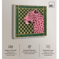 thumbnail image 2 of Rosy Roar Canvas Modern Trendy Art by Art Remedy, Silver Frame, 24" x 24", 2 of 7