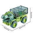 thumbnail image 3 of Fjnjuu Toys 6-12 Months, Toddler Toys Seeroze Dinosaur Truck Seeroze Dinosaur Transport Truck Dinosaur Engineering Vehicle with Figures Large Excavator Christmas Gifts for Kids, 3 of 7