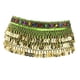 thumbnail image 2 of Danza del vientre Bufanda de cadera jinwen Traje Ropa Lentejuelas Borla Falda Cinturón de Cadera Verde Claro, 2 of 8