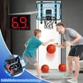 thumbnail image 4 of Canasta de baloncesto de altura ajustable para interiores con luces LED, 4 of 8