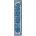 thumbnail image 2 of SAFAVIEH Brentwood Theobald Oriental Runner Rug, Ivory/Navy, 2' x 9', 2 of 11