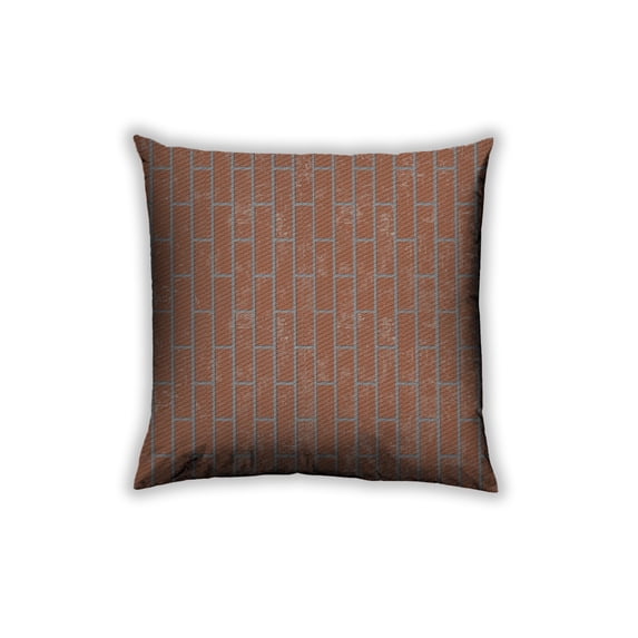 Ahgly Company Outdoor Square Patterned Throw Pillow, 18 inch by 18 inch