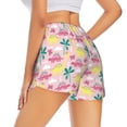thumbnail image 3 of Disketp Dinosaur Print Women's Shorts Workout Shorts for Athletic Gym Running Shorts with Phone Pockets Small, 3 of 8