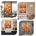 thumbnail image 6 of Retro Floral Window Privacy Film Red White Poppy Flowers Lawn Oil Painting Decorative Glass Window Film UV Blocking Static Cling Non-Adhesive Sticker Covering for Home Door 17.7 x 78.7 inches, 6 of 8