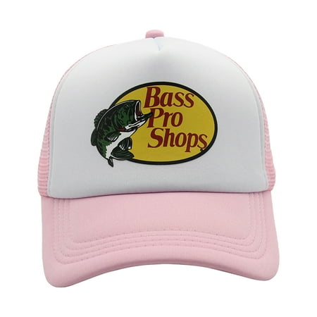 moobom Bass Pro Shops Hat Mesh Adjustable SnapBack Trucker Baseball Fishing Outdoor Cap